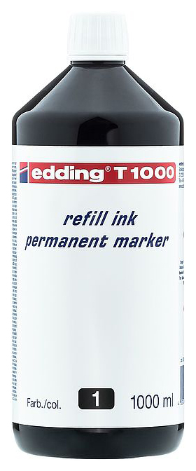 

Чернила Edding E-T1000#1 пластиковый флакон черные 1шт
