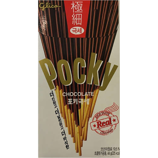 фото Печенье pocky палочки супер тонкие шоколад 75 г