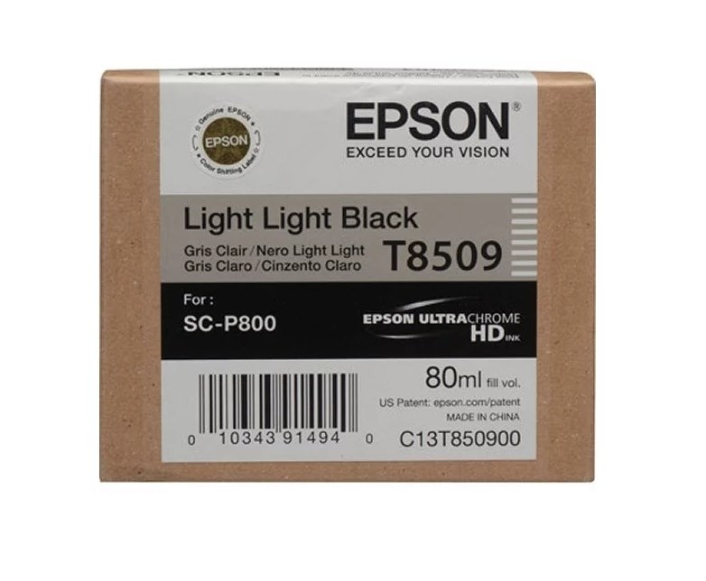 

Картридж для струйного принтера Epson C13T850900, светло-серый, оригинал, C13T850900