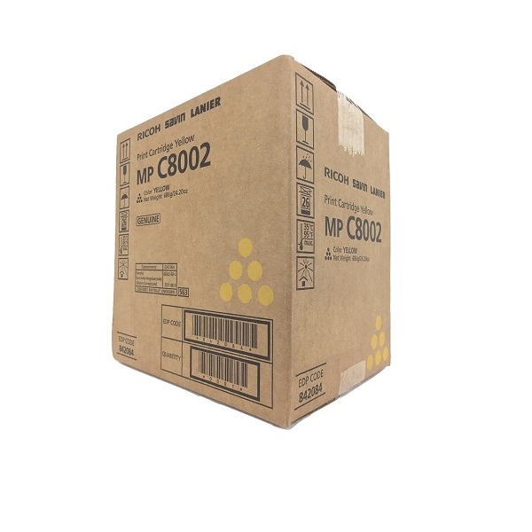 

Картридж для лазерного принтера Ricoh MP C8002, желтый, оригинал, 841785