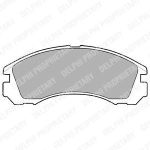 

Тормозные колодки DELPHI дисковые LP871