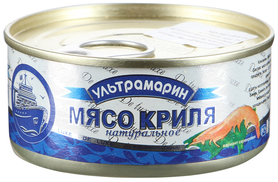 Мясо криля консервированное