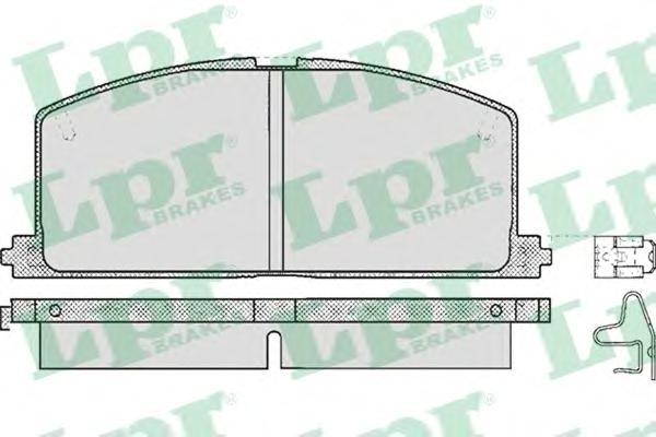 Тормозные колодки Lpr 05P268