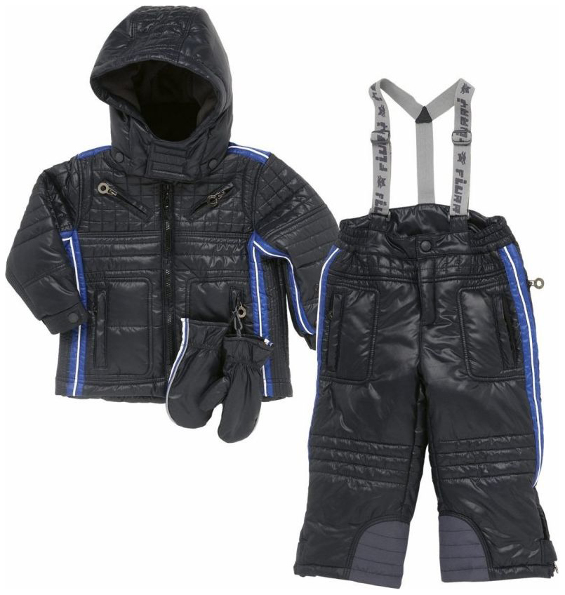 

Комплект верхней одежды Chicco, цв. голубой; черный р. 122, Wm 72210