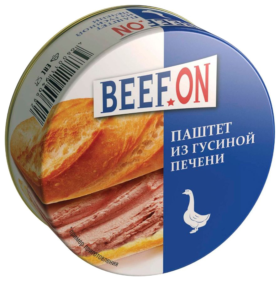 фото Паштет beef.on из гусиной печени 70 г