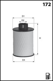 

Фильтр топливный MECAFILTER ELG5322