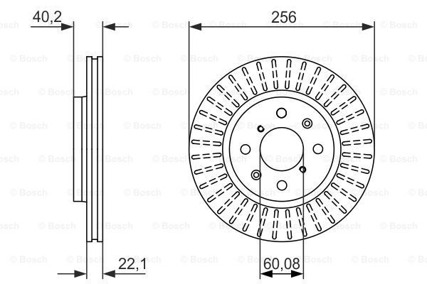 фото Тормозной диск bosch 0986479788