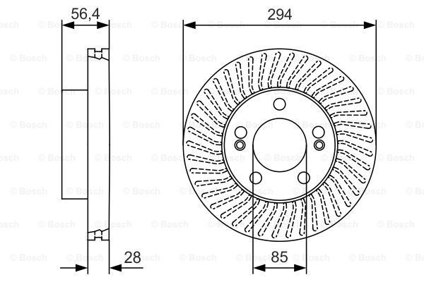 фото Тормозной диск bosch 0986479c31