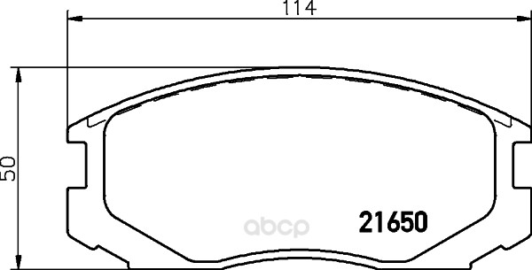 

Комплект тормозных колодок Hella 8DB355017161