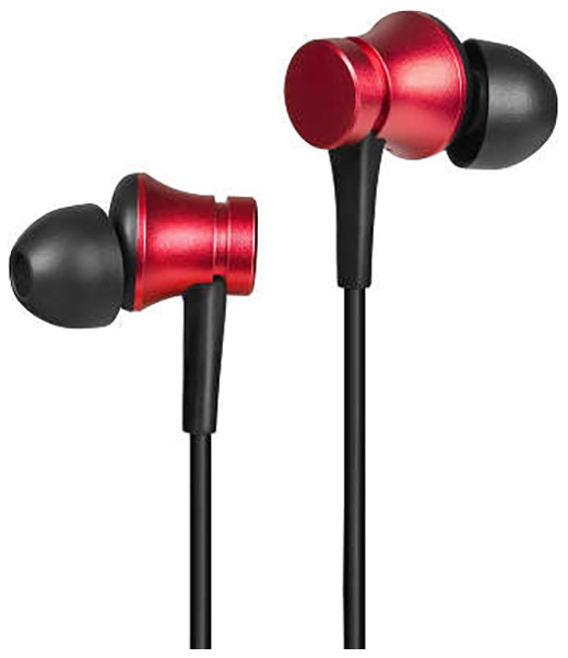 фото Наушники xiaomi mi earphones basic red