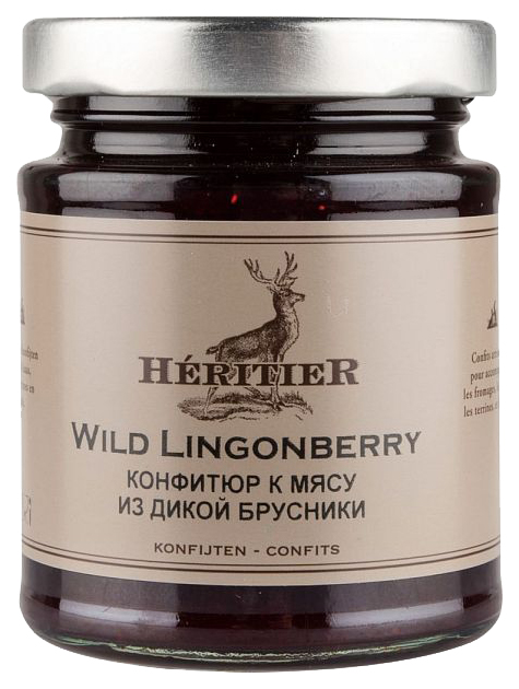 

Конфитюр к мясу Heritier из дикой брусники 180 г