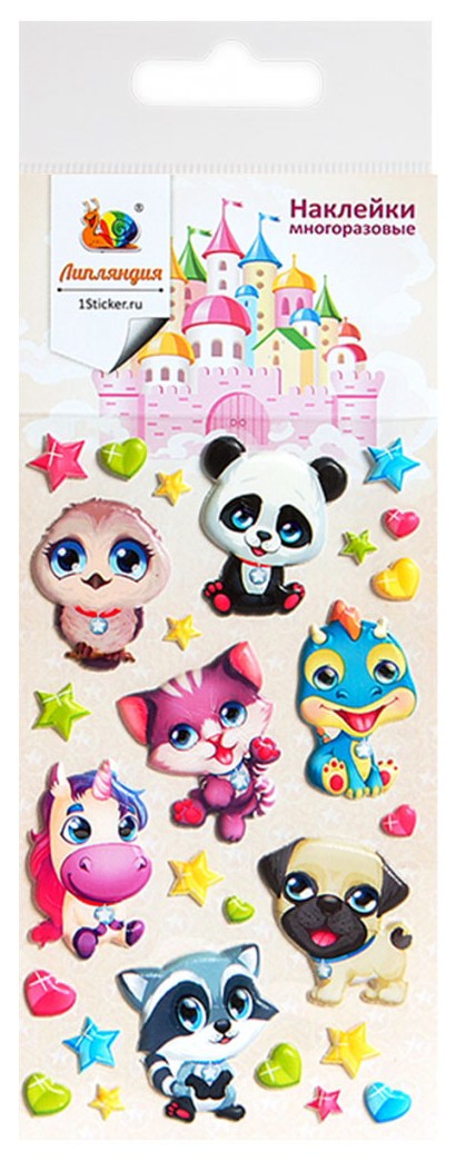 

Набор Декоративных наклеек липляндия Star Pets