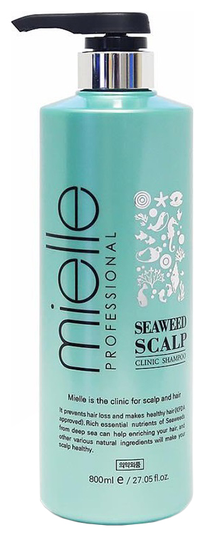 фото Шампунь jps mielle seaweed scalp clinic shampoo 800 мл