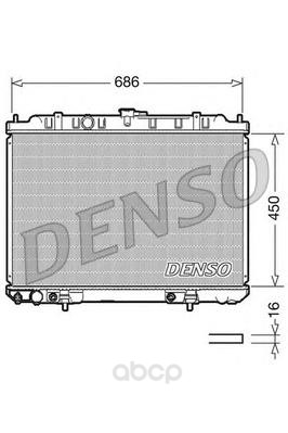 

Радиатор 450x686 Denso DRM46008