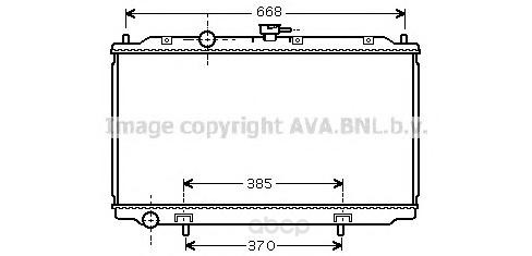 фото Радиатор охлаждения двигателя ava dn2224