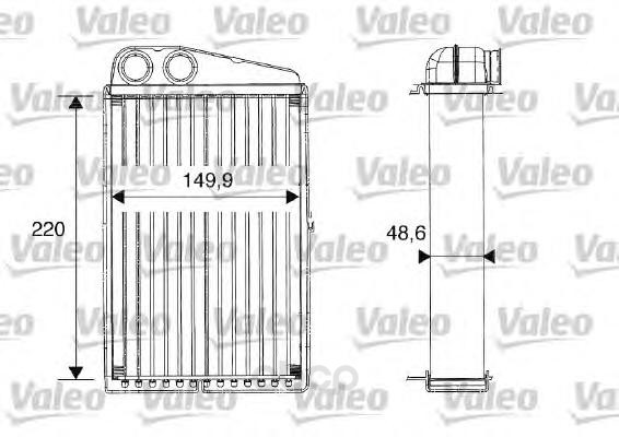 

Радиатор охлаждения двигателя Valeo 812247