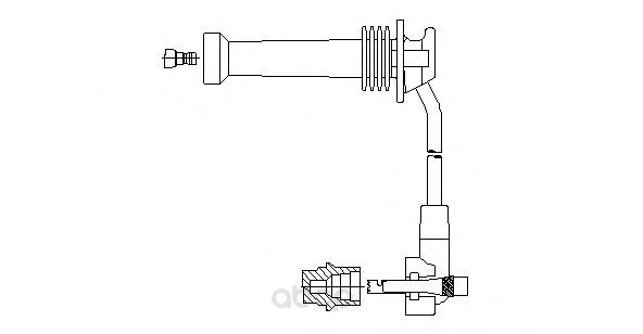 фото Провод высоковольтный ford mondeo 1.6-2.0 93-00 bremi 813/15