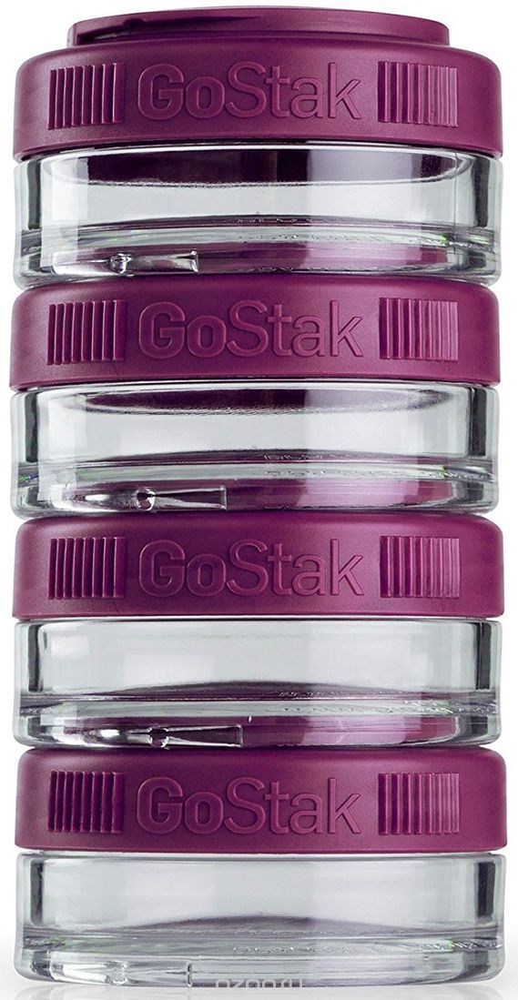 

Контейнеры BlenderBottle GoStak 4 контейнера x 40 мл Plum сливовый