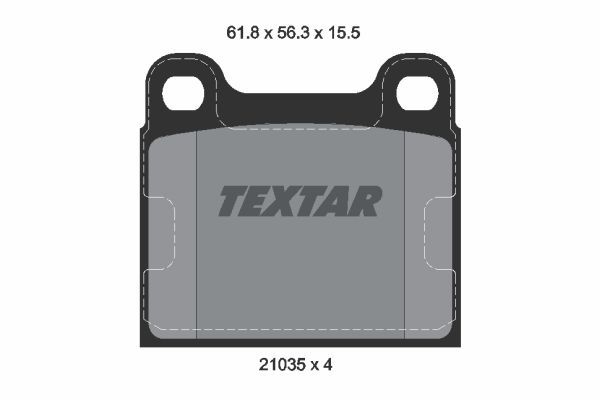 

Тормозные колодки Textar дисковые 2103501