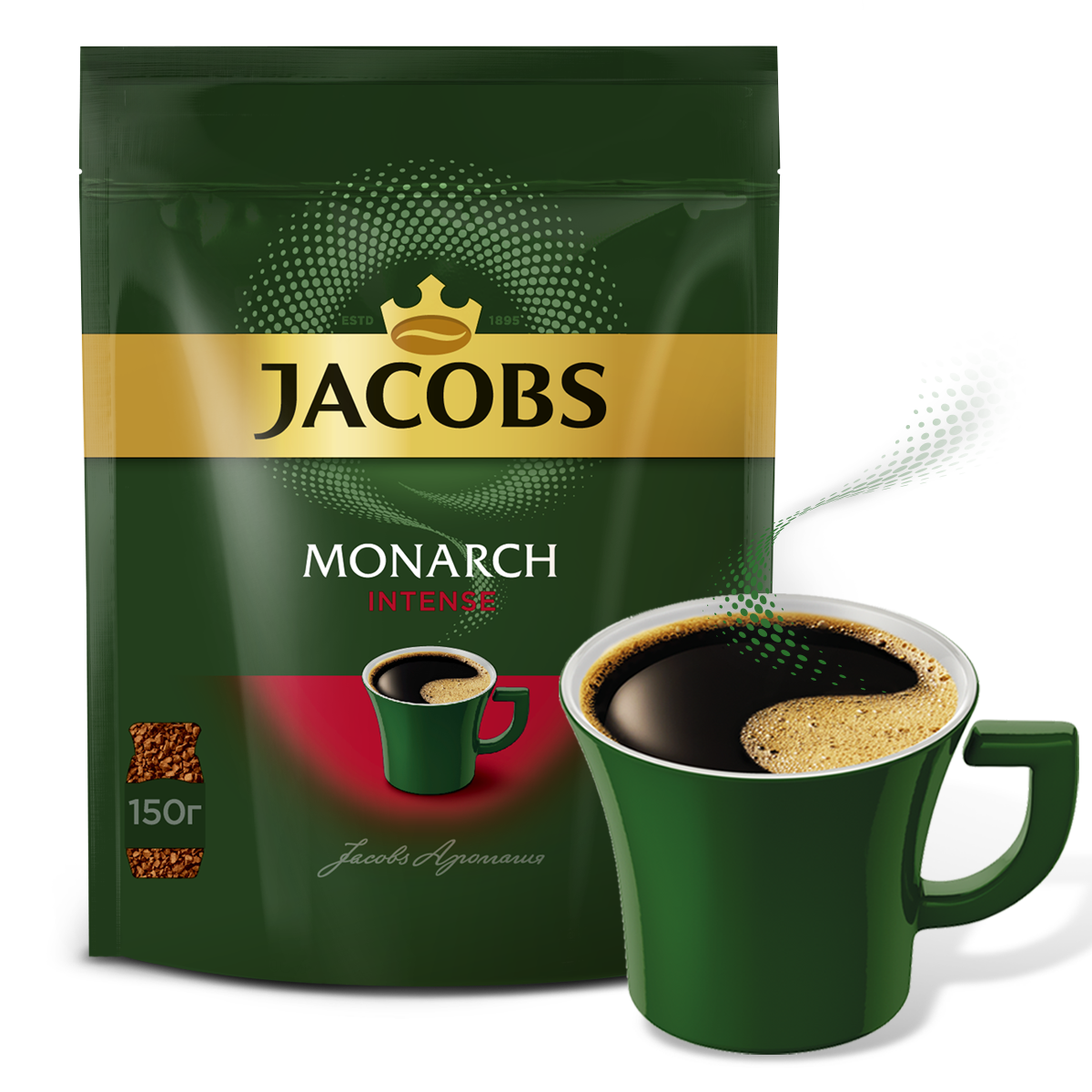 Jacobs кофе monarch нат раст субл 210г фото 6