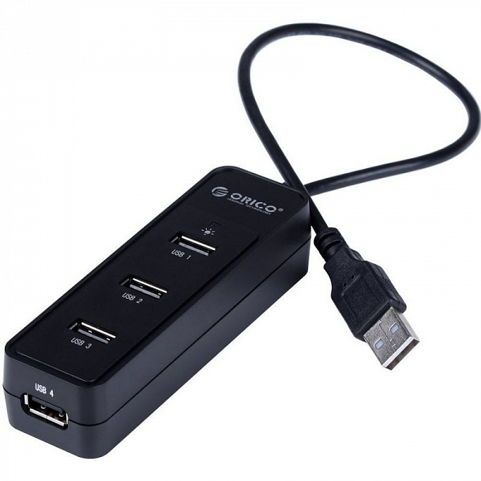 

USB-концентратор Orico W5PH4-U2 (Black), W5PH4-U2-BK