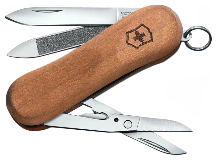 Мультитул Victorinox EvoWood, коричневый, 5 опций