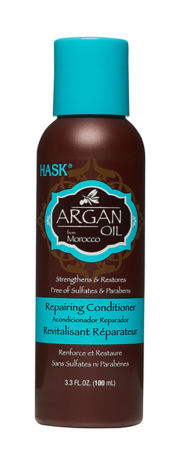 Кондиционер для волос Hask Argan Oil Repairing Conditioner Travel Size 100 мл кондиционер may island для волос восстанавливающий с аргановым маслом 750 мл