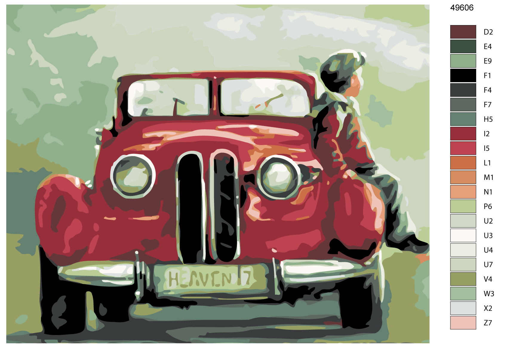 

Картина по номерам, 40 x 50, KTMK-49606, KTMK-49606