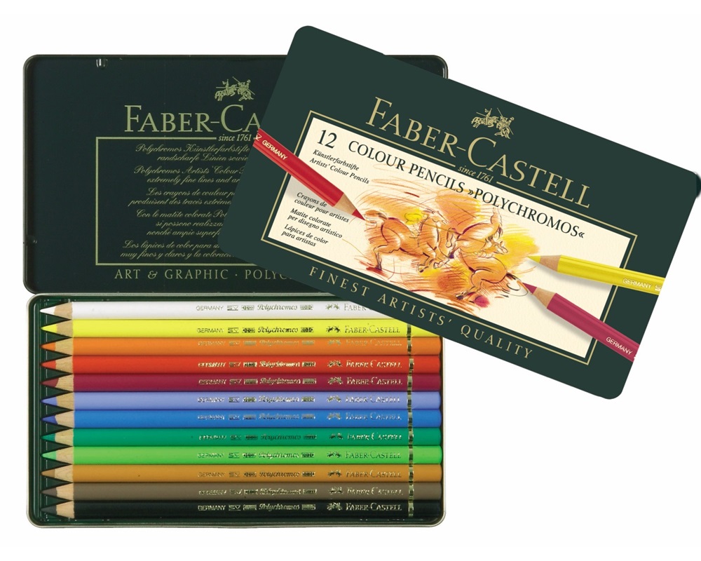 фото Набор карандашей 12 цветов faber castell polychromos faber-castell