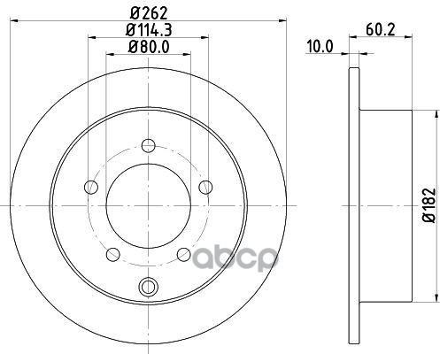 

Тормозной диск NISSHINBO ND3003K