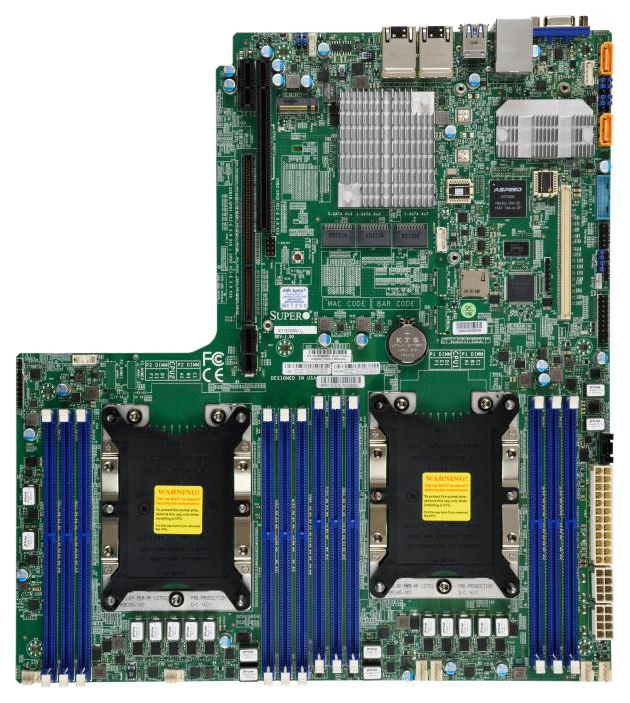 фото Материнская плата supermicro mbd-x11ddw-l-o