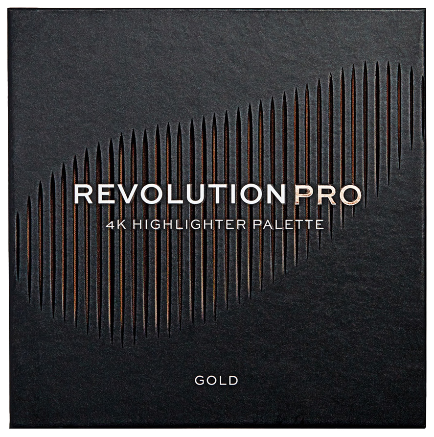 фото Хайлайтер revolution pro 4k highlighter palette gold 16 г