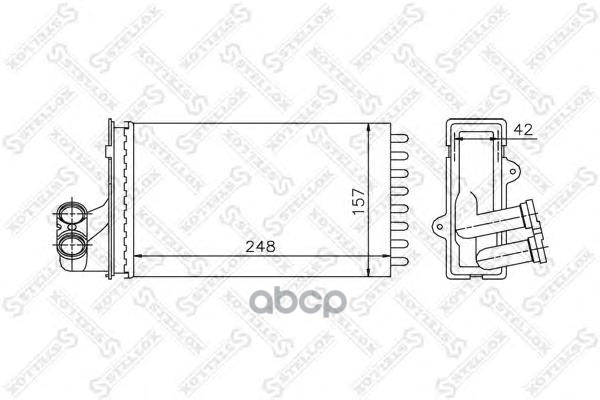 фото Радиатор печки stellox 1035013sx