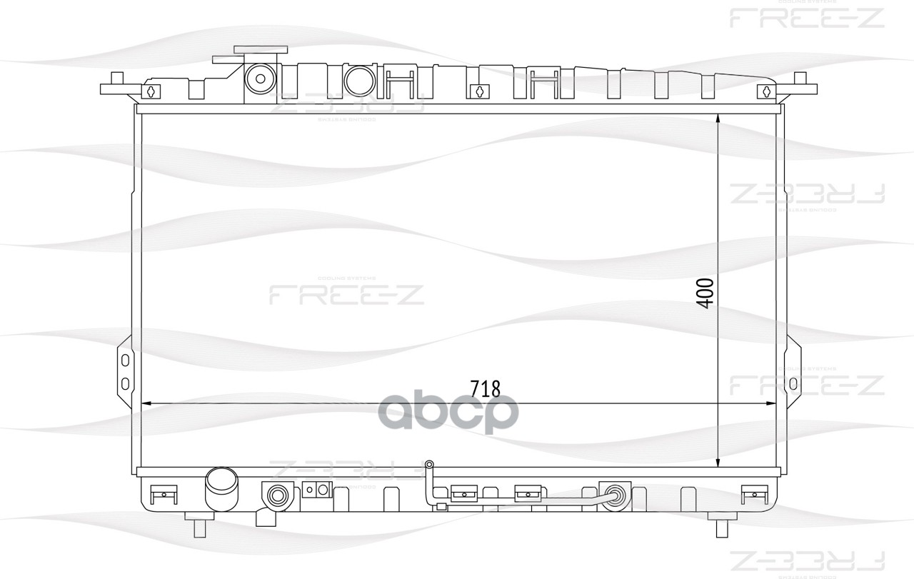 фото Радиатор охлаждения free-z kk0228
