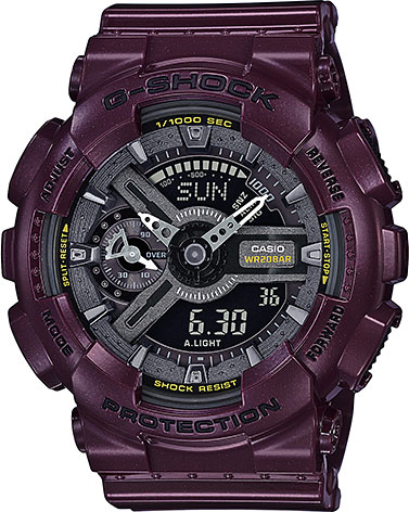 фото Японские наручные часы casio g-shock gma-s110mc-6a с хронографом