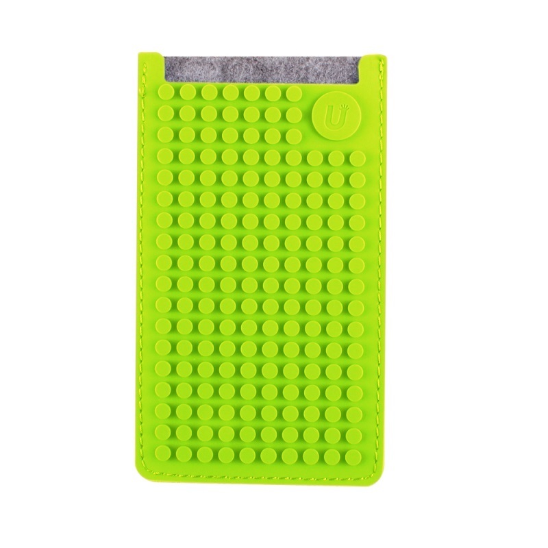 Чехол Pixel felt phone pocket WY-B009 Green/Grey