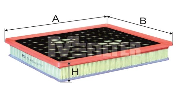 фото Фильтр воздушный mfilter k 786/1