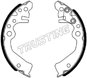 

Комплект тормозных колодок TRUSTING 067.206