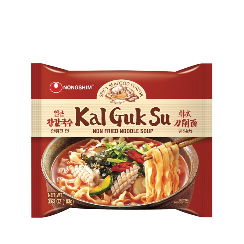 

Лапша быстрого приготовления Каль Кук Су Nongshim острая пачка 103 г