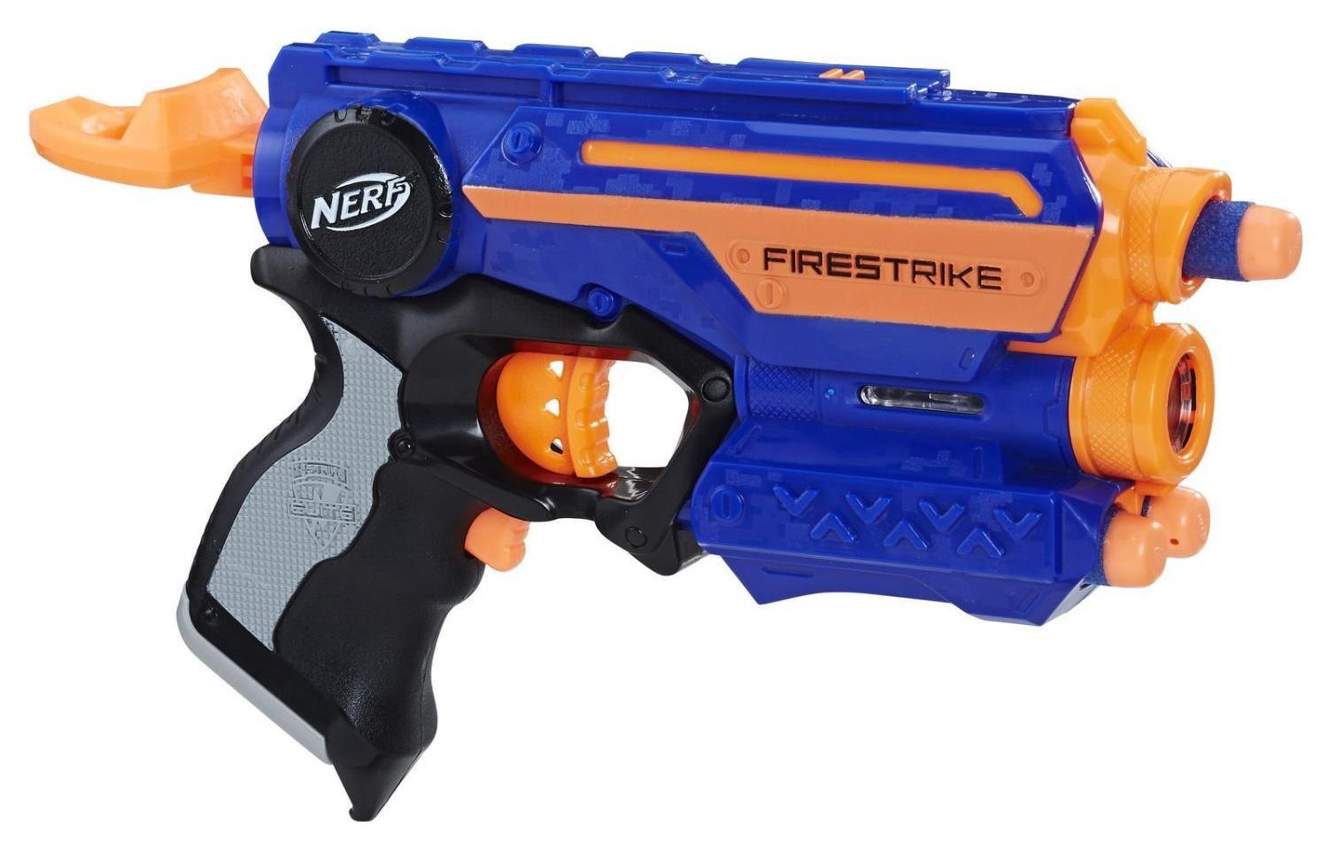 

Бластер Hasbro Nerf N-Strike Elite Firestrike 53378EU4 в ассортименте, Разноцветный, Nerf N-Strike Elite Firestrike 53378EU4