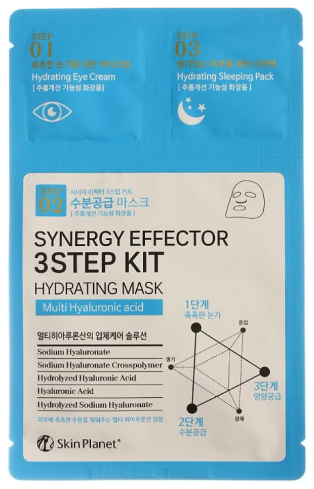 Купить Маска для лица Mijin Skin Planet Synergy Effector 3 Step kit Hydrating Mask