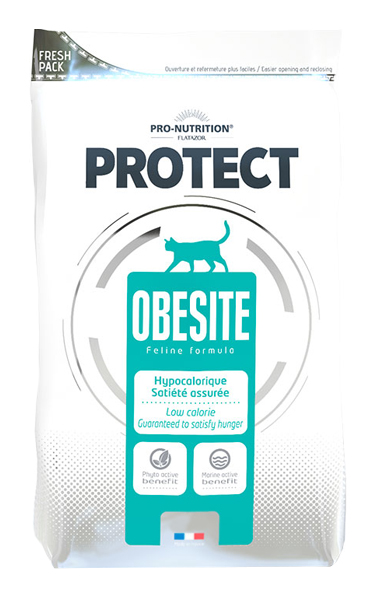 

Сухой корм для кошек Flatazor Protect Obesite, диетический, мясо, 0,4кг, Protect Obesite