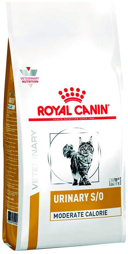 фото Сухой корм для кошек royal canin urinary s/o moderate calorie, диетический при мкб, 1,5кг