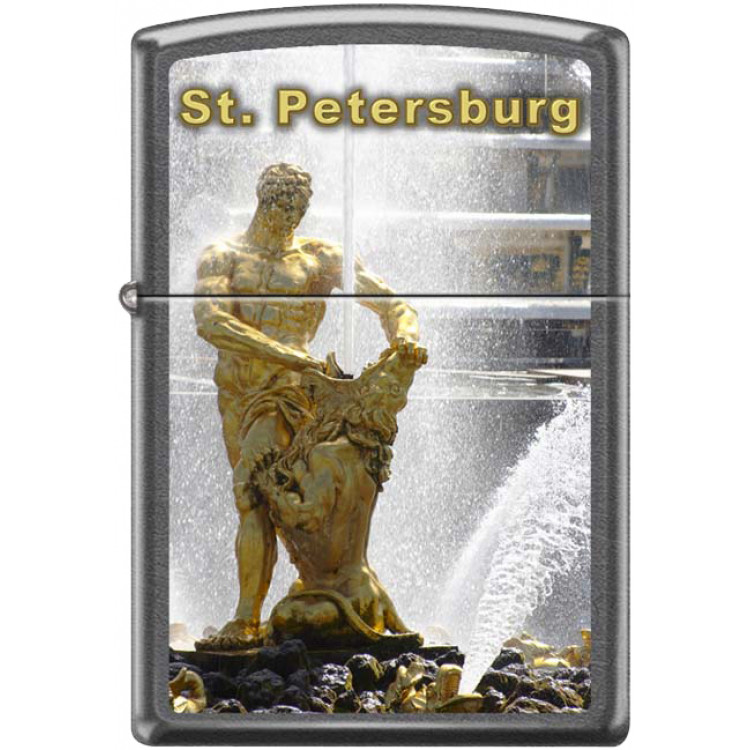 

Бензиновая зажигалка Zippo 28378 Peterhof Gray Dusk, 28378 Peterhof