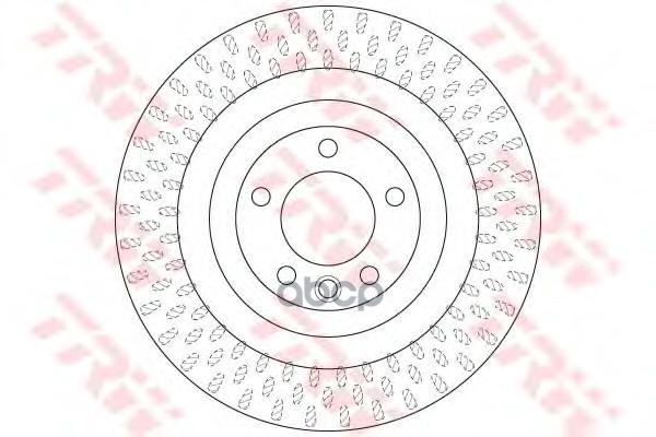 фото Тормозной диск trw/lucas для df6505s