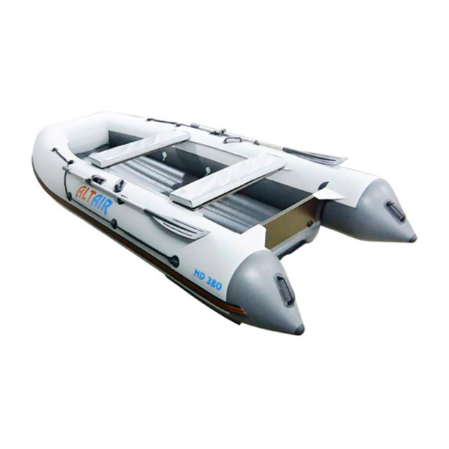 

Лодка Altair HD 380 НДНД с фальшбортом 3,8 x 1,75 м grey, HD 380 НДНД с фальшбортом