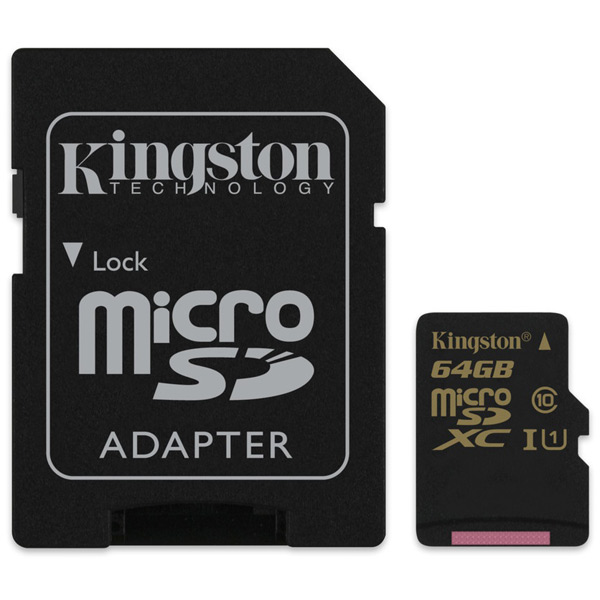 

Карта памяти Kingston Micro SDXC SDCA10 64GB, SDCA10/64GB