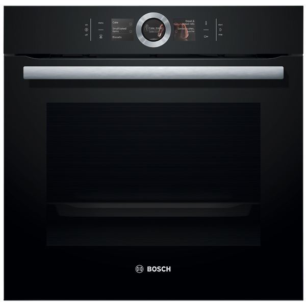 фото Встраиваемый электрический духовой шкаф bosch hbg6764b1 black