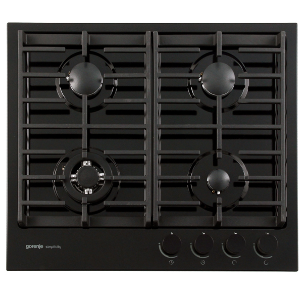 фото Встраиваемая варочная панель газовая gorenje gkt6sy2b black