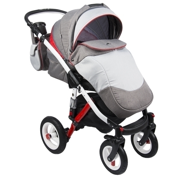 

Прогулочная коляска Adamex Aspena Rainbow Rainbow red, grey, Aspena Rainbow